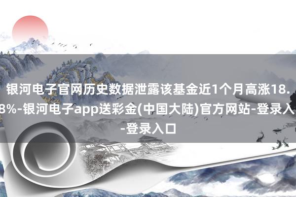 银河电子官网历史数据泄露该基金近1个月高涨18.58%-银河电子app送彩金(中国大陆)官方网站-登录入口