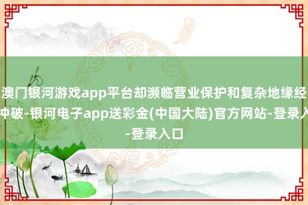 澳门银河游戏app平台却濒临营业保护和复杂地缘经济冲破-银河电子app送彩金(中国大陆)官方网站-登录入口